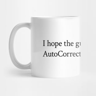 Autocorrect Funny light colors Mug